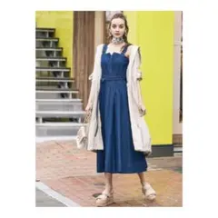 マーキュリーデュオ　カラーステッチジャンスカ