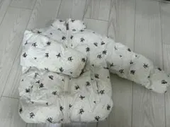 petit main 花柄ダウンコート 120cm