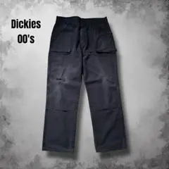 Dickies ダブルニーペインターパンツ 極太ダックパンツ 黒フェード W38