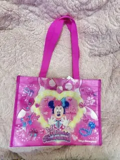 新品未使用タグ付き　ミニーマウス 東京ディズニーランド　ショッピングバッグ