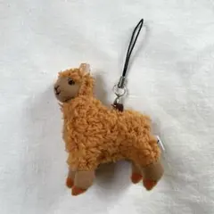 新品・未使用　那須アルパカ牧場アルパカぬいぐるみキーホルダー