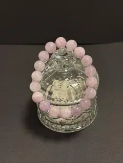 パープルカルサイト10㎜ 天然石ブレスレット