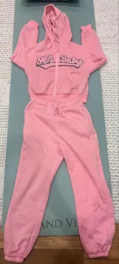 SHEIN セットアップ ピンク 4Y