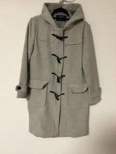 Nano Universe ダッフルコート　グレー　レディースM