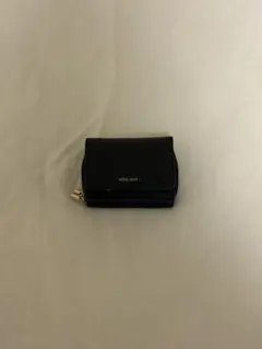 niko and... 黒三つ折財布
