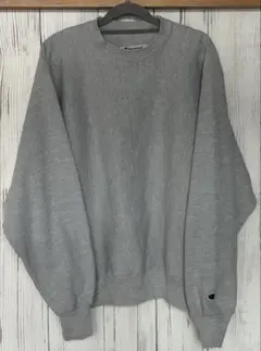 ☆Champion☆プレミアムリバースウィーブ　グレー 長袖トレーナーXL復刻版