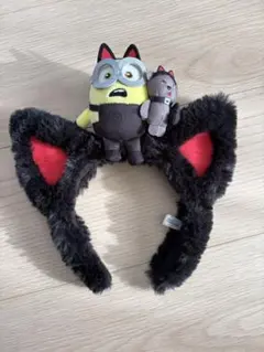 ハロウィンミニオン 猫耳カチューシャ ぬいぐるみ付き