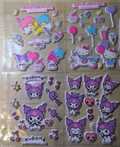 A8サイズ　＊シール帳完成品＊　ぷくぷくシール　ボンボンドロップシール