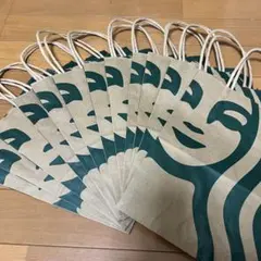 スターバックス紙袋 Starbucksショッパー12枚セット