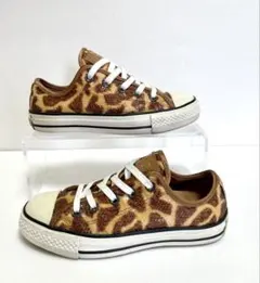 コンバース オールスター ローカット レア！キリン柄 スパンコール 23cm