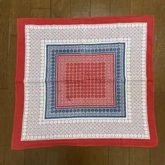 卍*ン様 30s 40s フランス製 大判 ペイズリー柄 ヴィンテージ バンダナ