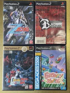 ♦︎PS2 ソフト 4本セット ガンダム バウンサー ファンタジーゾーン