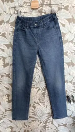 ユニクロ キッズ ヒートテック デニムパンツ 長ズボン 140