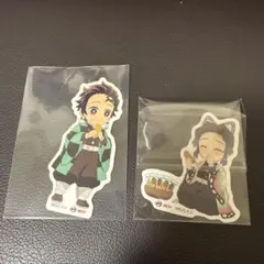 鬼滅の刃 ステッカーセット竈門炭治郎 胡蝶しのぶ 2枚セット