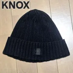KNOX ノックス ニットキャップ ビーニー 帽 ブラック 黒 フリーサイズ