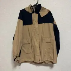 Heathier マウンテンパーカー ベージュ ネイビー