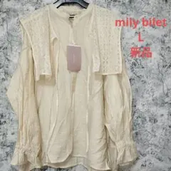 mily bilet ブラウス　キャンディスリーブブラウス　レディース L