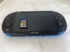 PS Vita 本体 青 マイクラカセット付き