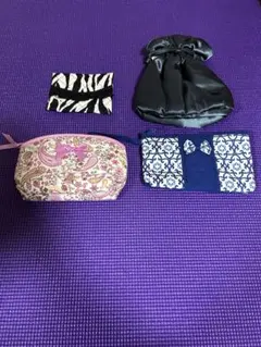 NARAYAポーチ・巾着・ティッシュケース4点セット