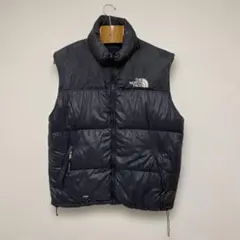 00s ノースフェイス　ヌプシ　ダウンベスト　ブラック　古着　L 王道　定番　黒