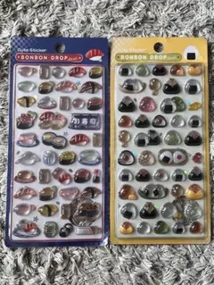 ボンボンドロップシール 寿司 おにぎり 和風 和柄 セット