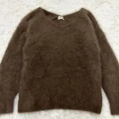 ラクーン100%ニットセーター