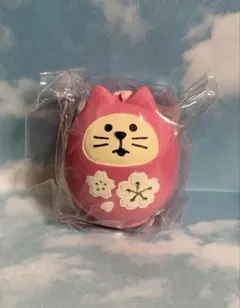 コンコンブル 桜猫だるま DECOLE concombre 置物 さくらのサムネイル