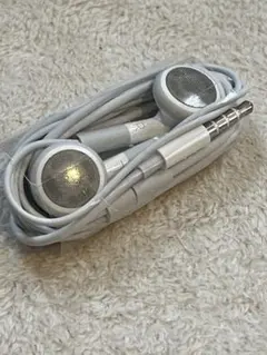 ホワイト 有線イヤホン 3.5mmジャック