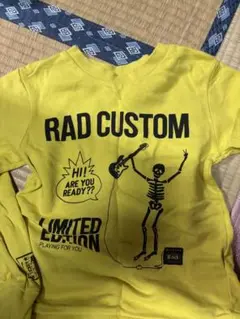 Rad Custom 限定版 Tシャツ 130cm イエロー