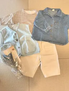 韓国子供服　bellabambina xs 3点、BEBEHOLIC L 1点