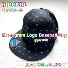 【RIPCURL】 モノグラム ベースボールキャップ BK FLEXFITのサムネイル