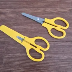 はさみ2本セット　幼児　小学生　こども用はさみ　ハサミ