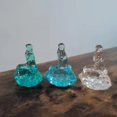 アクリルアイス 人魚 置物 3個セット