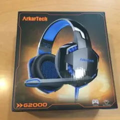 ArkarTech G2000 ゲーミングヘッドセット　【箱付き美品】