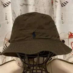 ヴィンテージ 90s Polo Ralph Lauren バケットハット　カーキ