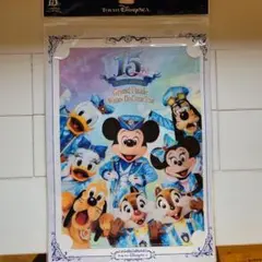 【ディズニー】15周年クリアホルダーセット【実写キャラクター】