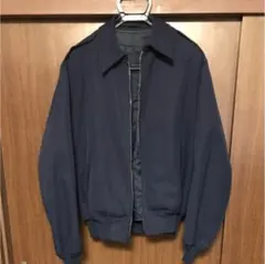 ネイビー　ブルゾン　メンズ古着