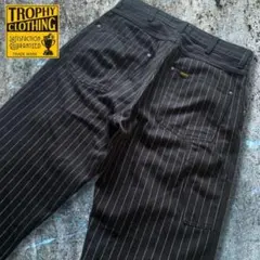 『cool◎』TROPHY CLOTHING(トロフィー)ストライプワークパンツのサムネイル