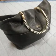 年末価格　ケイトスペード　トートバッグ　本革　レザー　ブラック　大容量