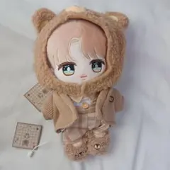10㎝ぬいぐるみ用 猫耳帽子、ライン帽子 少し大きめ BTS jimin 19