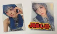 HANA JISOO トレカ2枚セット　blue jeans ファンミ