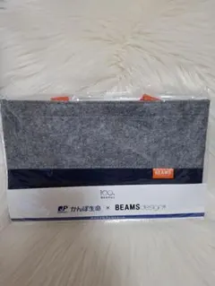 BEAMS design × JPかんぽ生命 フェルトトートバッグ　新品未開封