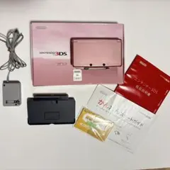 Nintendo 3DS ピンク 本体 + 付属品