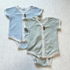 半袖ボディスーツ 60cm 2枚セット