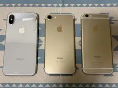 iPhone Xs、7、6s 本体 3台セット ジャンク ※バラ売り・値下げ不可