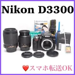 【スマホ転送OK】Nikon D3300 純正18-300mm高倍率レンズセット スマホ転送OK】Nikon D3300 純正18-300mm高倍率レンズセット - メルカリ