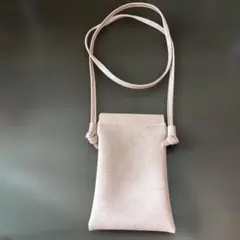 淡いピンク スマホショルダーバッグ