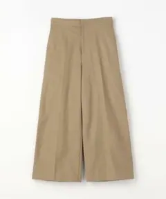 GALERIE VIE ギャルリーヴィー ベージュ コットン ワイド パンツ