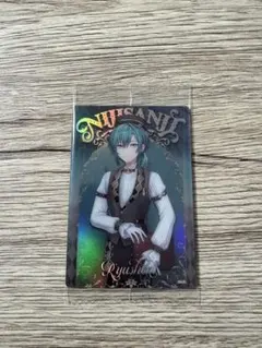 にじさんじ緑仙　ホログラムカード　ウエハース