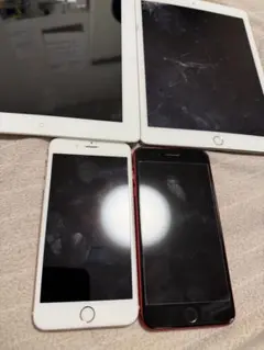 iPhone 8plus 6splus、iPad四本セット売り　初期化済み